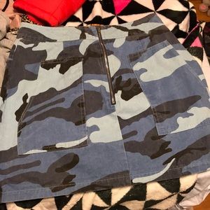 Camouflage skirt